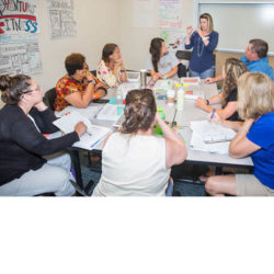 For the second straight summer, Pitt County middle school teachers received training at Pitt Community College on how to embed entrepreneurship principles into their classroom instruction.